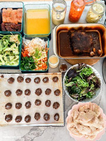 Healthy family meal prep recipes for Sunday reset