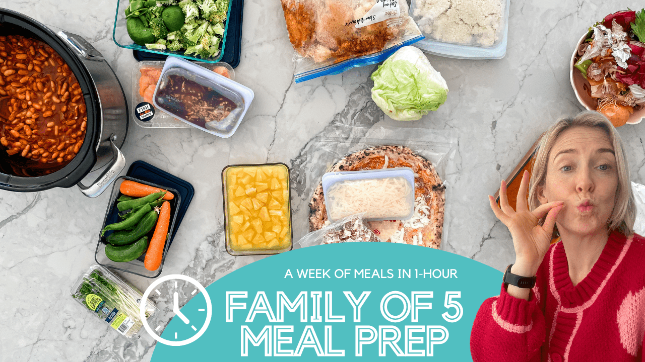 Healthy meal prep recipes for a family of 5