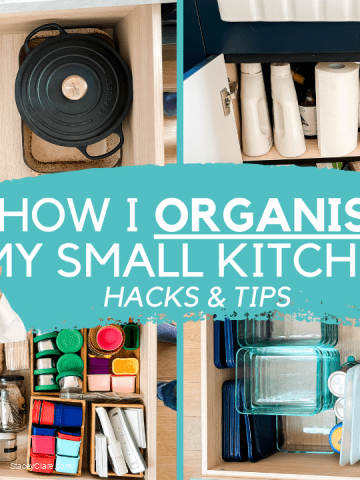 Small Kitchen Organisation Hacks & Tips. Plus a Kitchen Tour for Stacey Clare